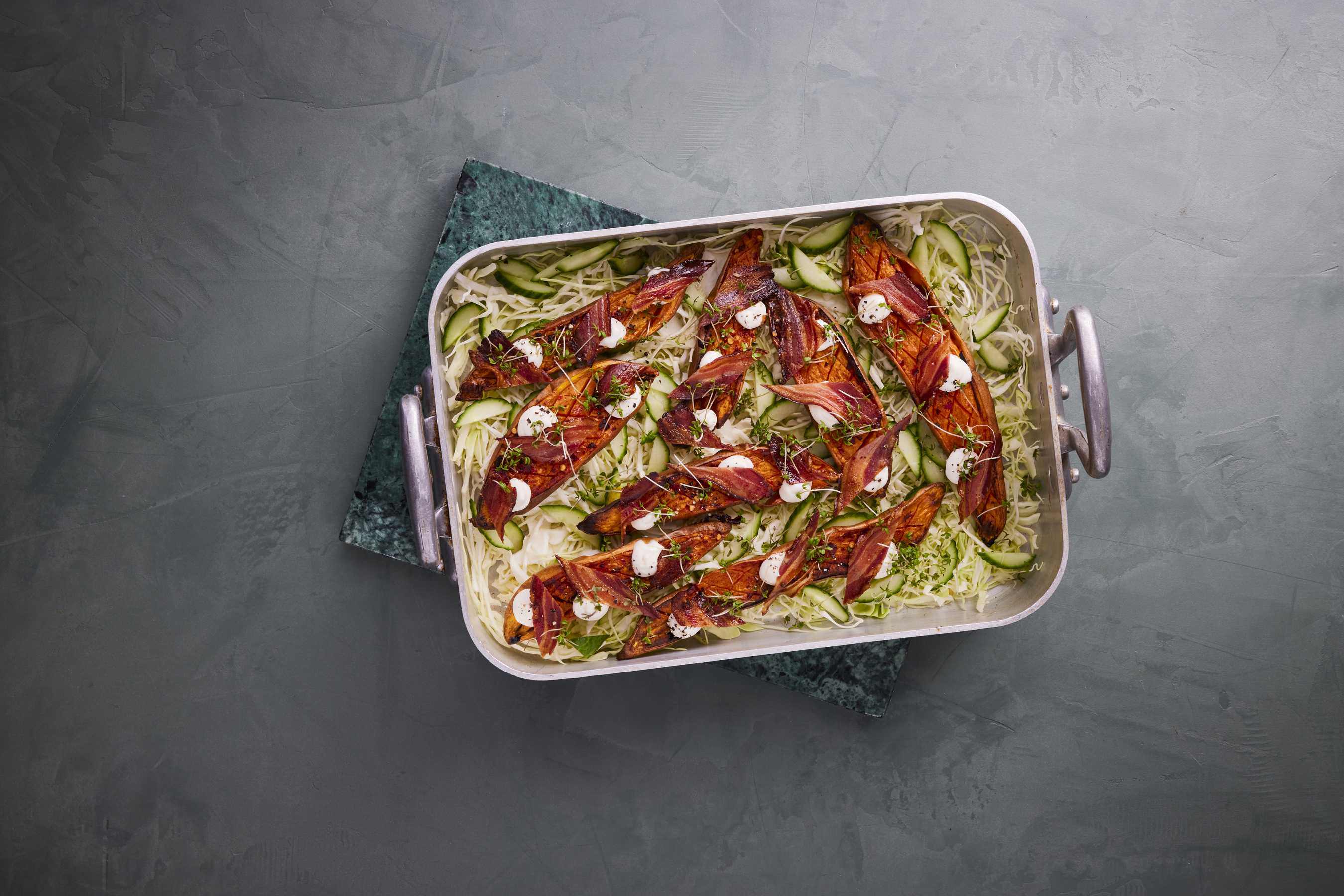 Søde Kartofler Med Grønt 2WEB