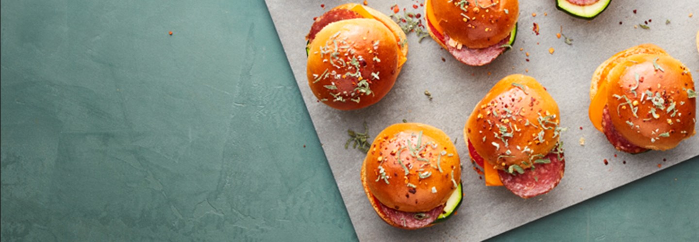 Hot Sub Sliders Aalbæk ØKO Fennikel Salami